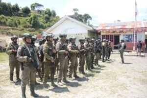 Jelang HUT OPM Aparat Keamanan TNI Polri Perkuat Pengamanan di Sembilan Daerah Operasi Damai Cartenz 2