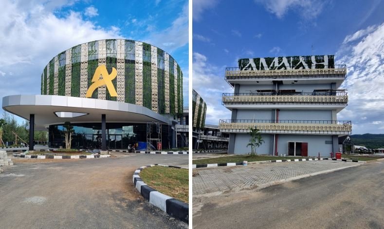 perkembangan fisik gedung amanah 02 Sept