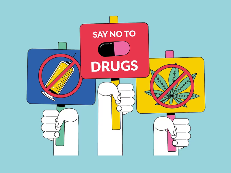 hand drawn international day against drug abuse illicit trafficking illustration_23 2149412952