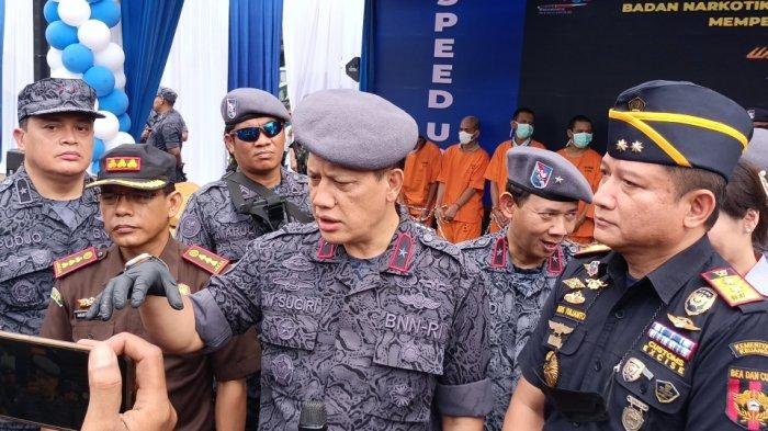 Deputi Bidang Pemberantasan BNN I Wayan Sugiri di Jakarta Timur Selasa 2832023