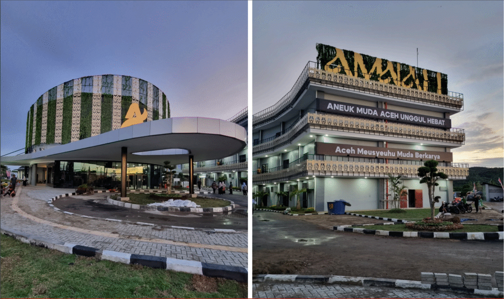jelang-peresmian-perkembangan-megahnya-pembangunan-gedung-amanah-di-kia-ladong-aceh-besar